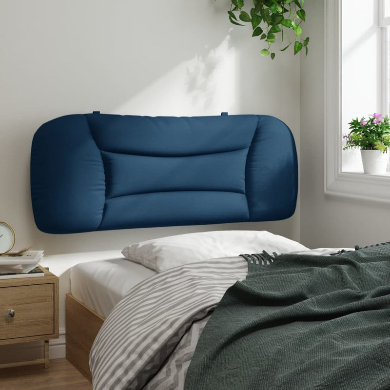 Pernă pentru tăblie de pat, Hvar, albastru, 100 cm, material textil
