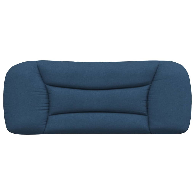 Pernă pentru tăblie de pat, Hvar, albastru, 100 cm, material textil
