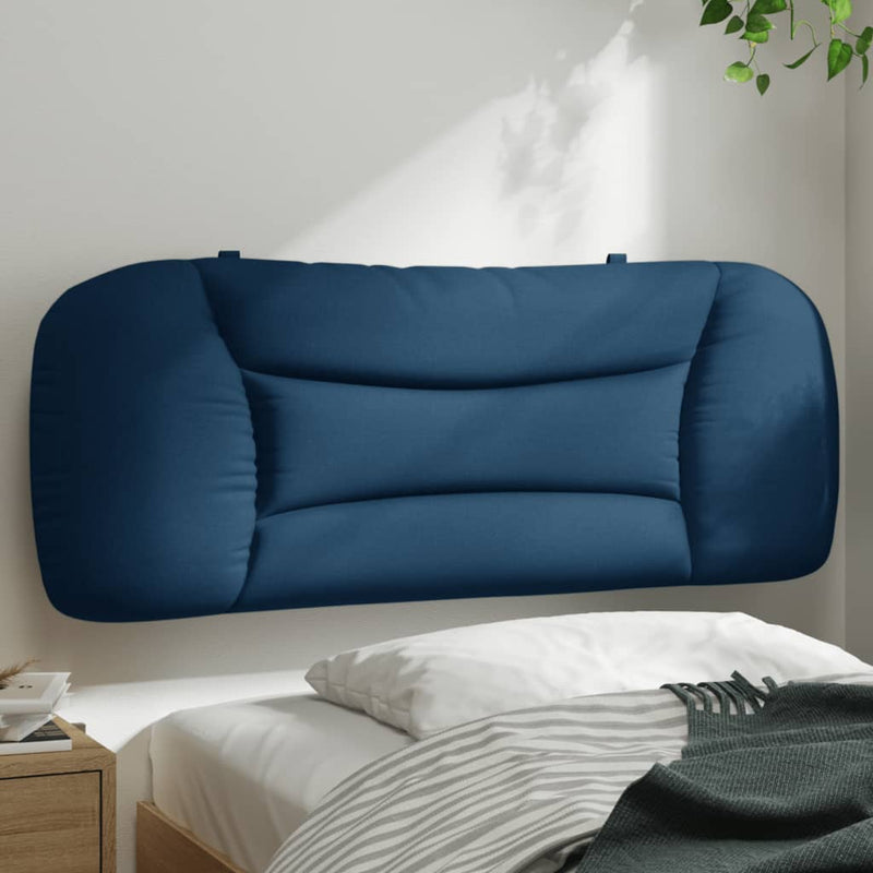 Pernă pentru tăblie de pat, Hvar, albastru, 100 cm, material textil