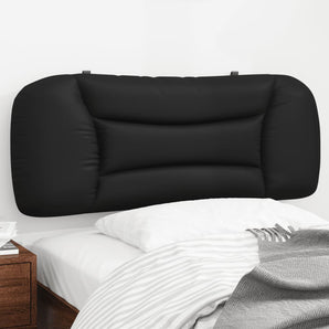Pernă pentru tăblie pat, Hvar, negru, 100 cm, piele artificială