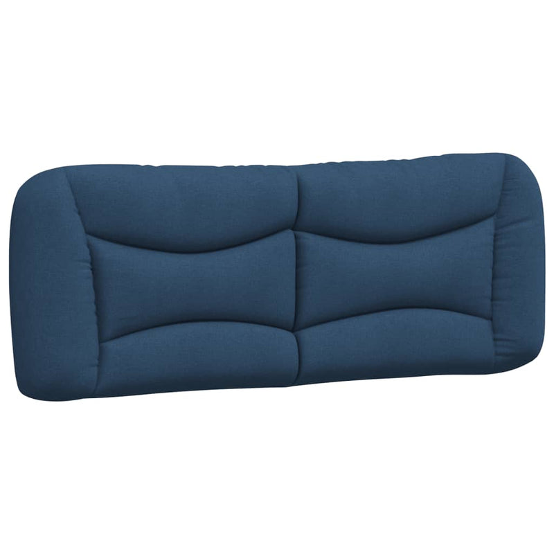 Pernă pentru tăblie de pat, Hvar, albastru, 120 cm, material textil