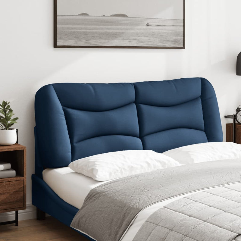 Pernă pentru tăblie de pat, Hvar, albastru, 120 cm, material textil