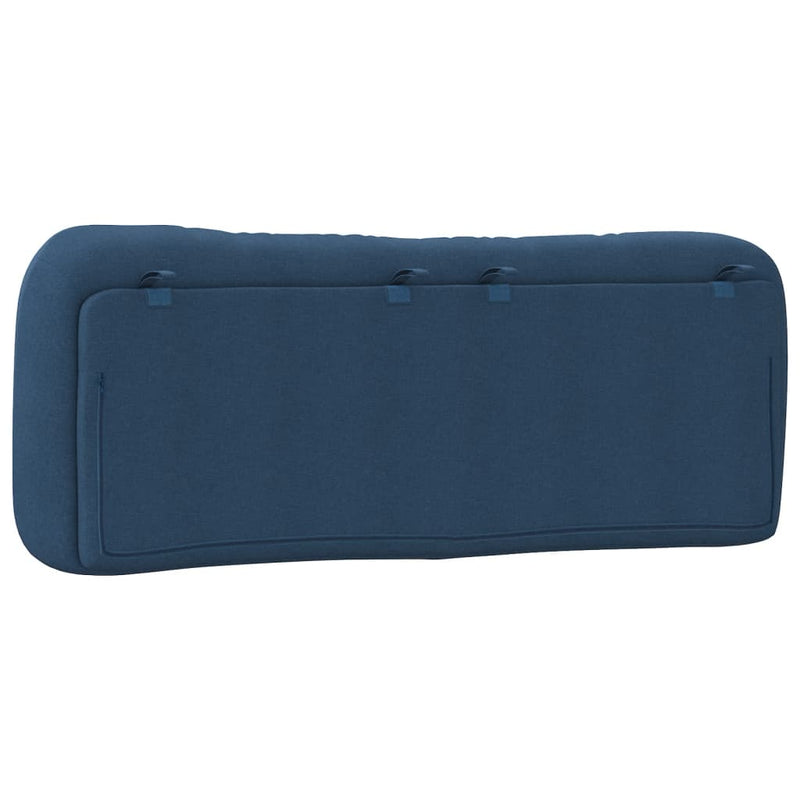 Pernă pentru tăblie de pat, Hvar, albastru, 120 cm, material textil