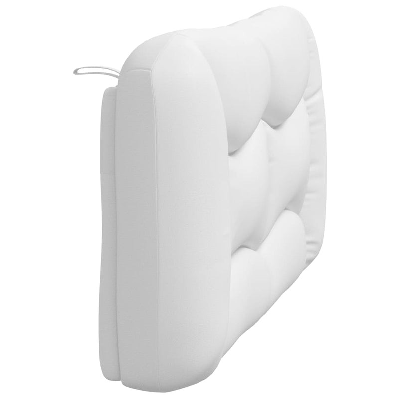 Pernă pentru tăblie pat, Hvar, alb, 120 cm, piele artificială