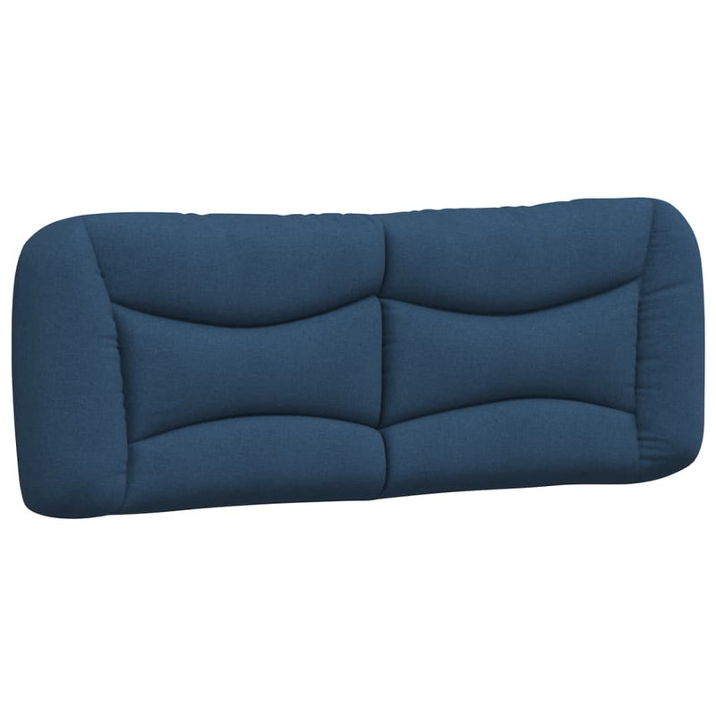 Pernă pentru tăblie de pat, Hvar, albastru, 140 cm, material textil