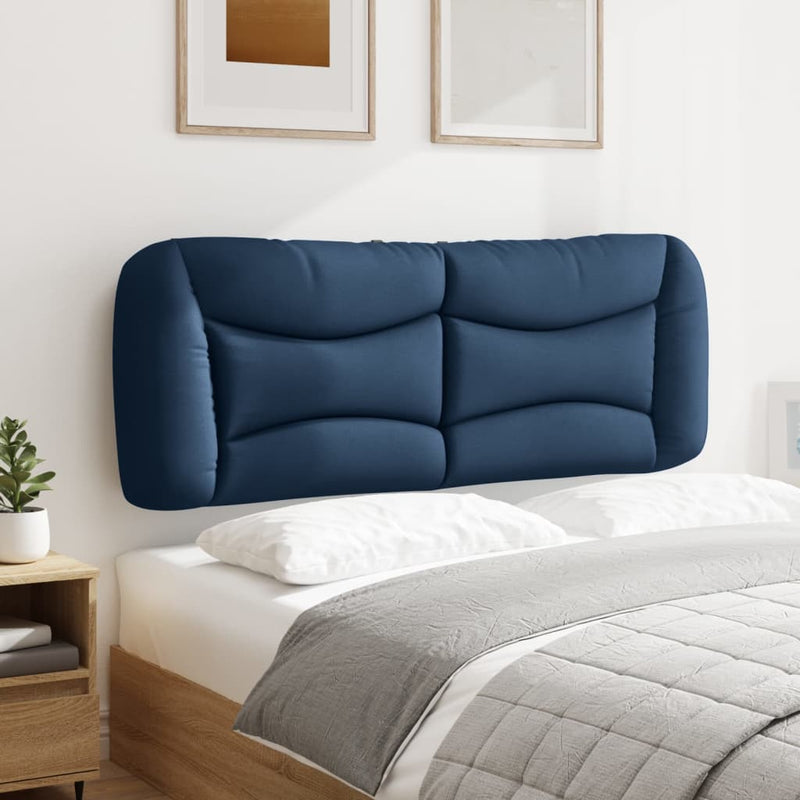 Pernă pentru tăblie de pat, Hvar, albastru, 140 cm, material textil