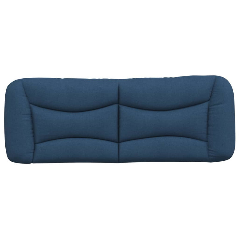 Pernă pentru tăblie de pat, Hvar, albastru, 140 cm, material textil