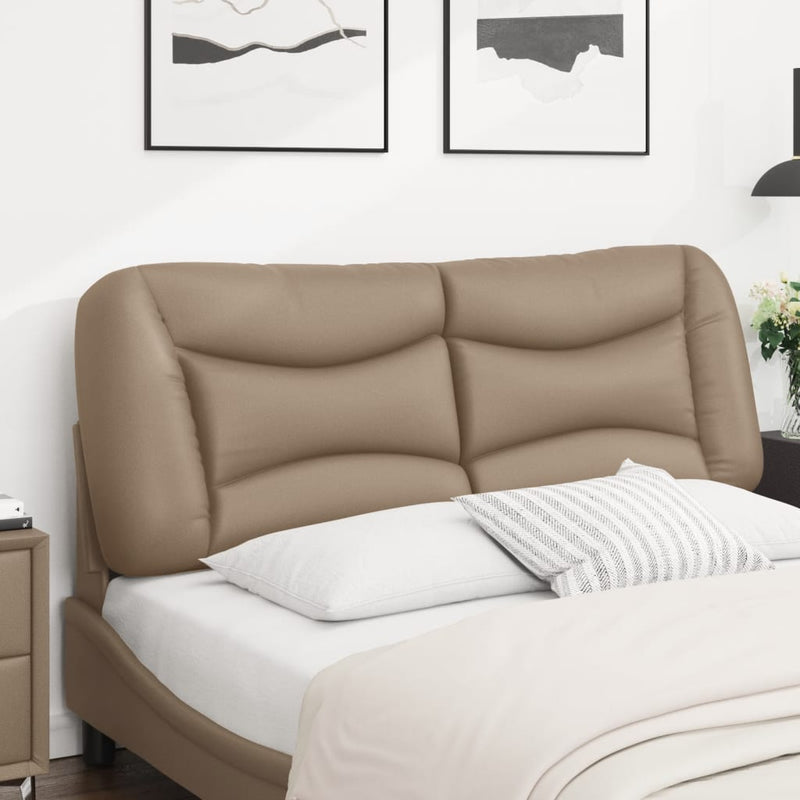 Pernă pentru tăblie de pat, Hvar, cappuccino 140 cm piele artificială