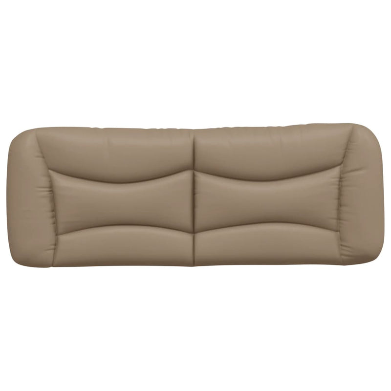 Pernă pentru tăblie de pat, Hvar, cappuccino 140 cm piele artificială