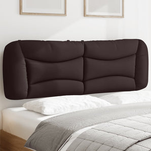 Pernă pentru tăblie de pat Hvar maro închis, 160 cm, material textil