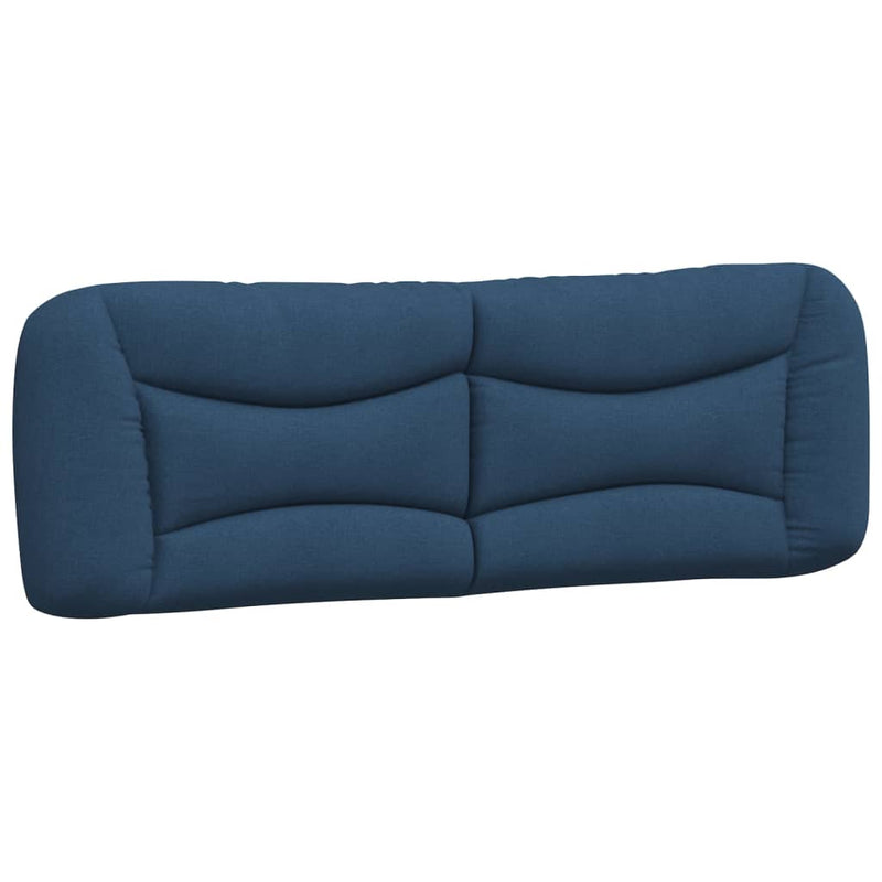 Pernă pentru tăblie de pat, Hvar, albastru, 160 cm, material textil