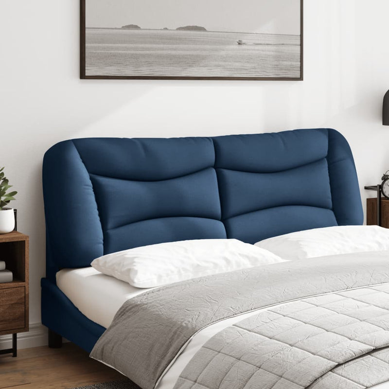 Pernă pentru tăblie de pat, Hvar, albastru, 160 cm, material textil