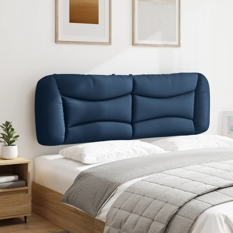 Pernă pentru tăblie de pat, Hvar, albastru, 160 cm, material textil