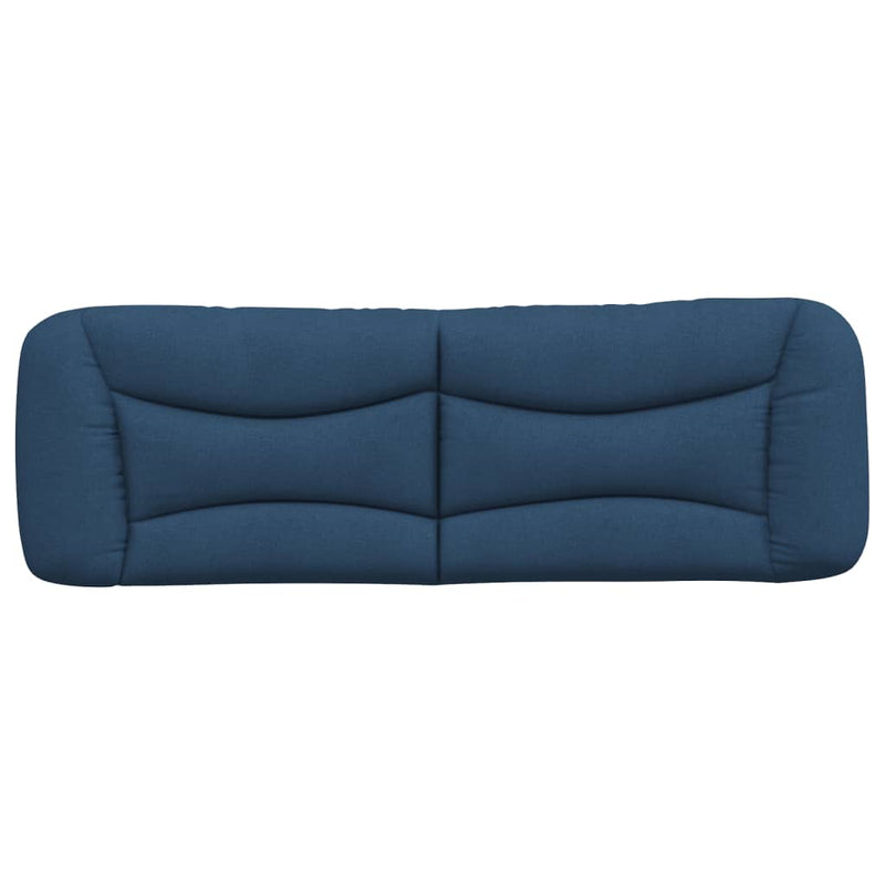 Pernă pentru tăblie de pat, Hvar, albastru, 160 cm, material textil