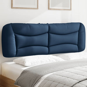 Pernă pentru tăblie de pat, Hvar, albastru, 160 cm, material textil
