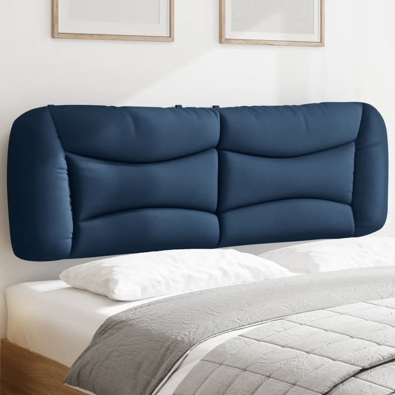 Pernă pentru tăblie de pat, Hvar, albastru, 160 cm, material textil