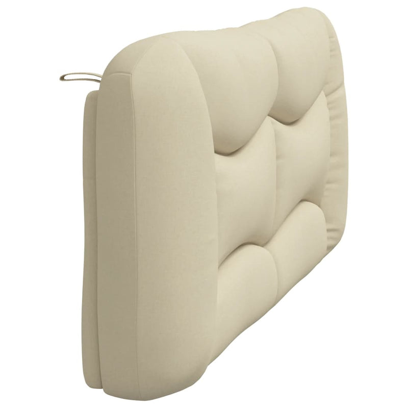 Pernă pentru tăblie de pat, Hvar, crem, 180 cm, material textil