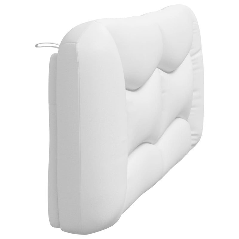 Pernă pentru tăblie pat, Hvar, alb, 180 cm, piele artificială