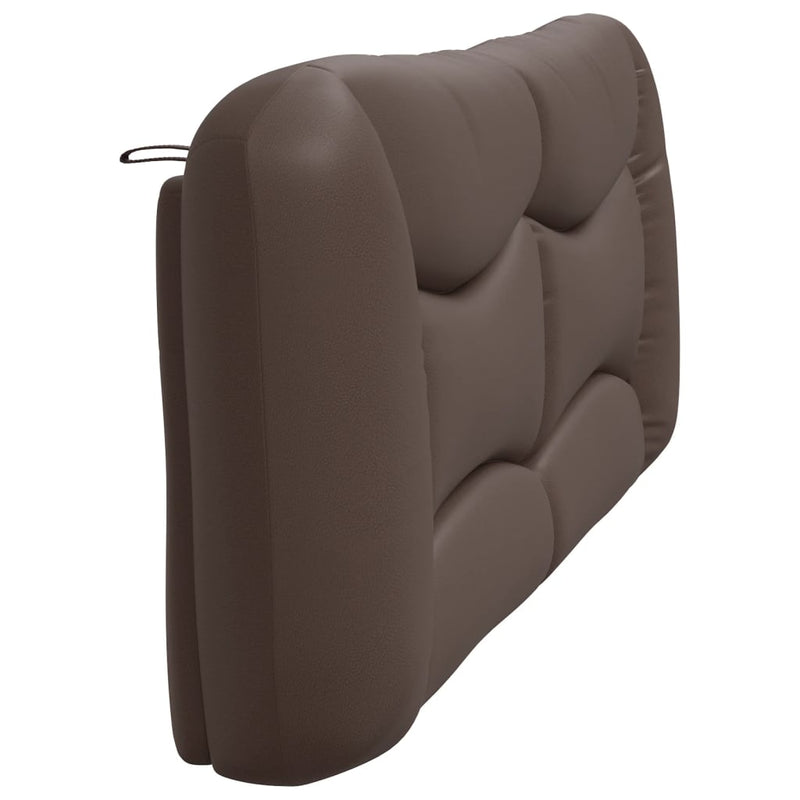 Pernă pentru tăblie pat, Hvar, maro, 200 cm, piele artificială