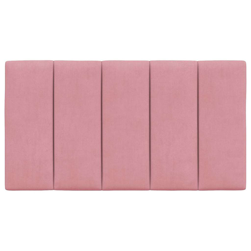 Pernă tăblie de pat, Hanko, roz, 80 cm, catifea