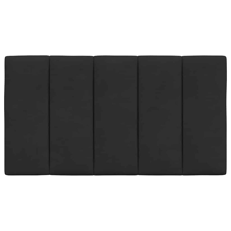 Pernă tăblie de pat, Hanko, negru, 90 cm, catifea