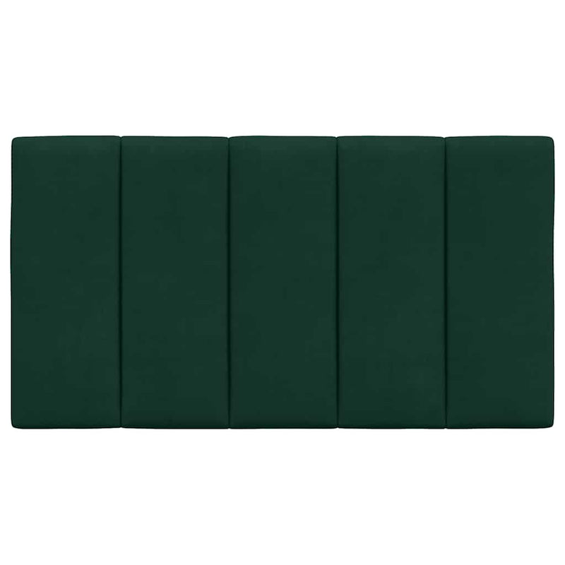 Pernă tăblie de pat, Hanko, verde, 90 cm, catifea