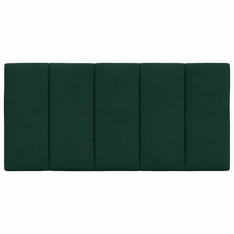 Pernă tăblie de pat, Hanko, verde, 100 cm, catifea