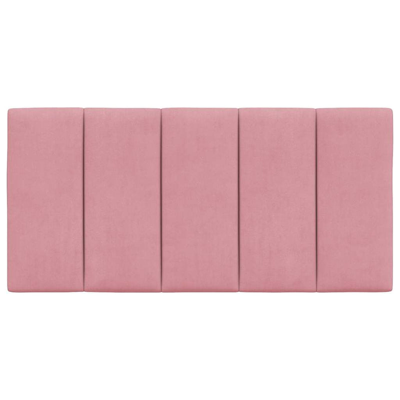 Pernă tăblie de pat, Hanko, roz, 100 cm, catifea