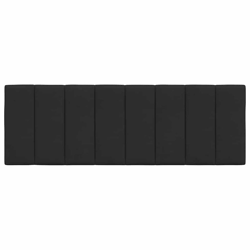Pernă tăblie de pat, Hanko, negru, 120 cm, catifea