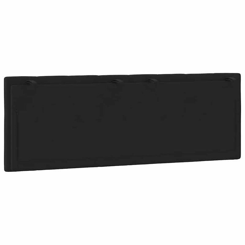 Pernă tăblie de pat, Hanko, negru, 120 cm, catifea