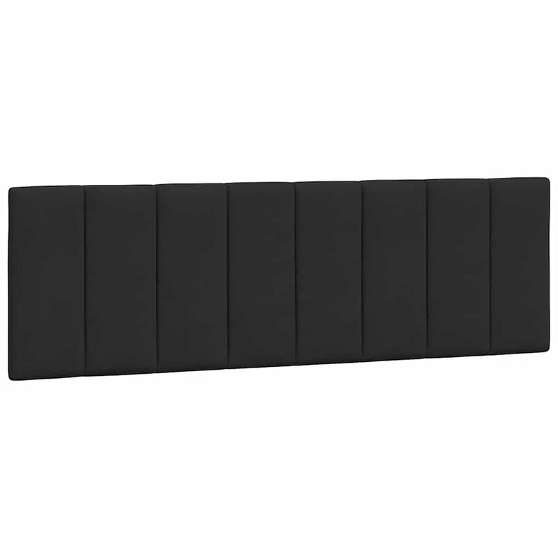 Pernă tăblie de pat, Hanko, negru, 160 cm, catifea
