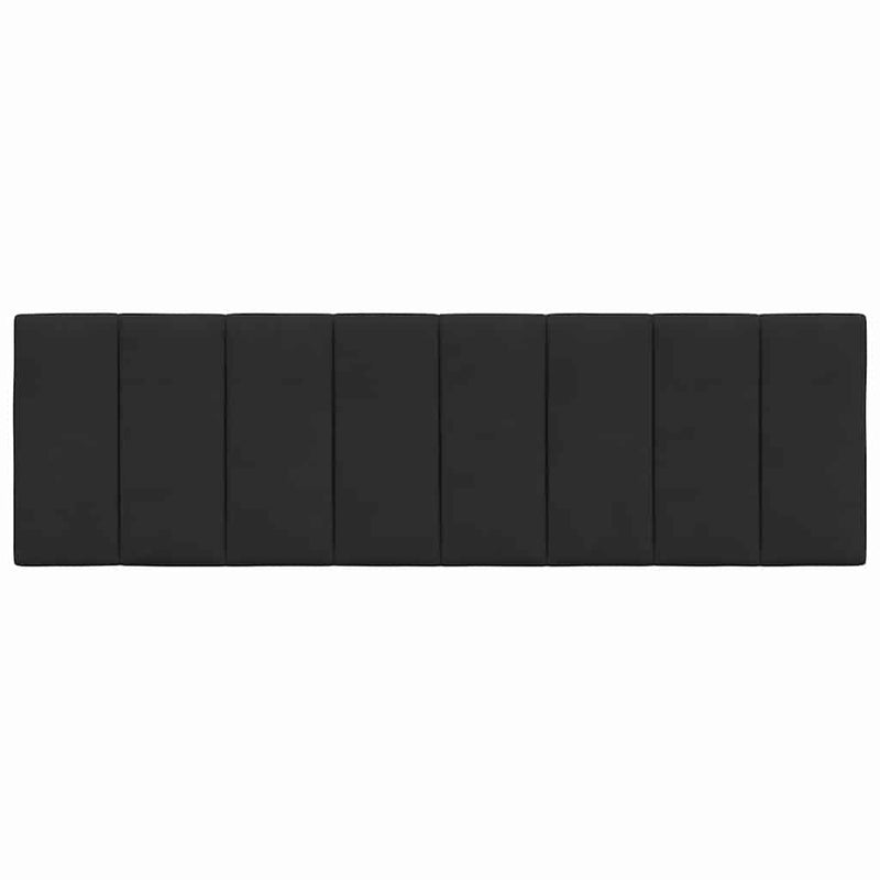 Pernă tăblie de pat, Hanko, negru, 160 cm, catifea
