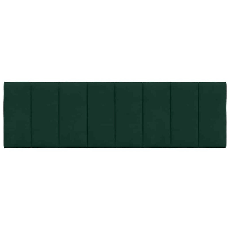 Pernă tăblie de pat, Hanko, verde, 160 cm, catifea