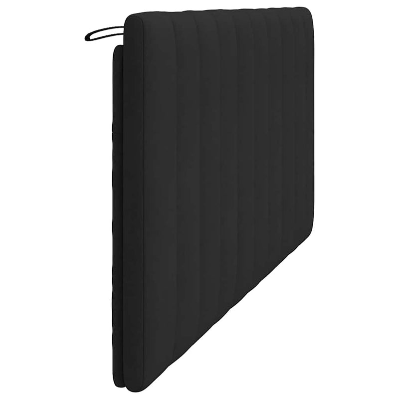 Pernă tăblie de pat, Hanko, negru, 180 cm, catifea