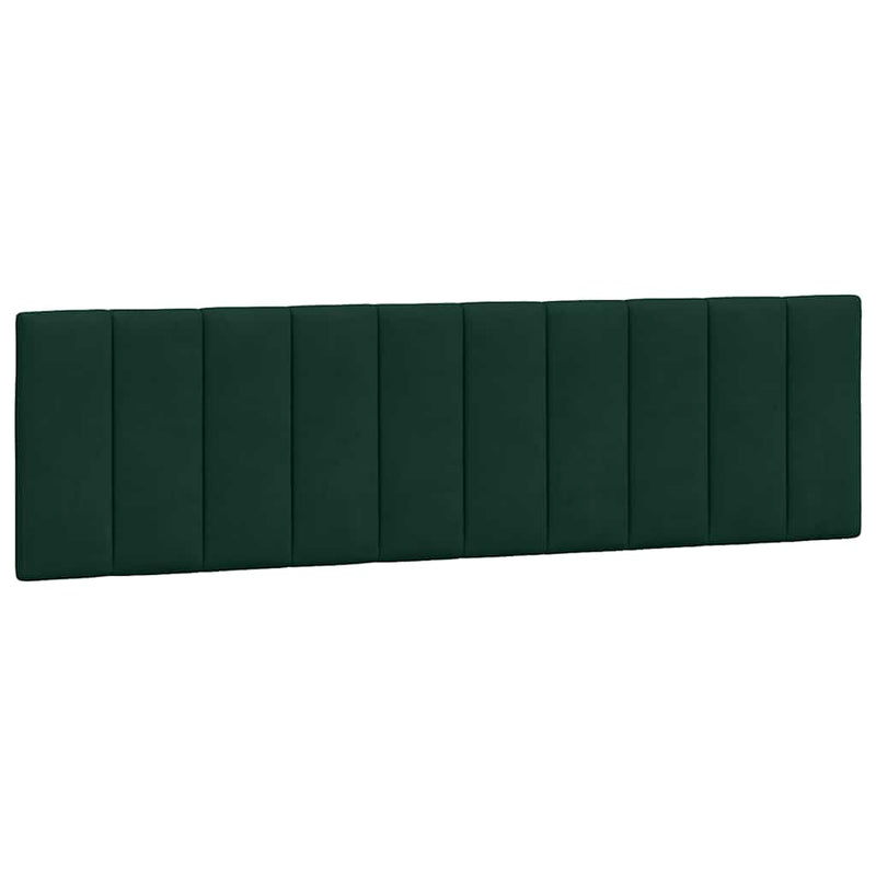 Pernă tăblie de pat, Hanko, verde, 180 cm, catifea