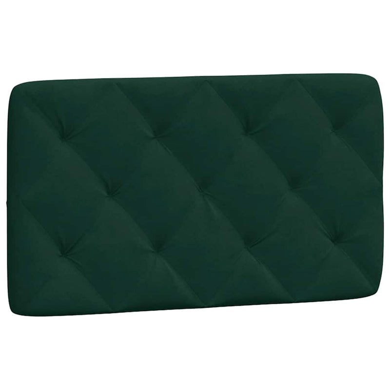 Pernă tăblie de pat, verde, 90 cm, catifea