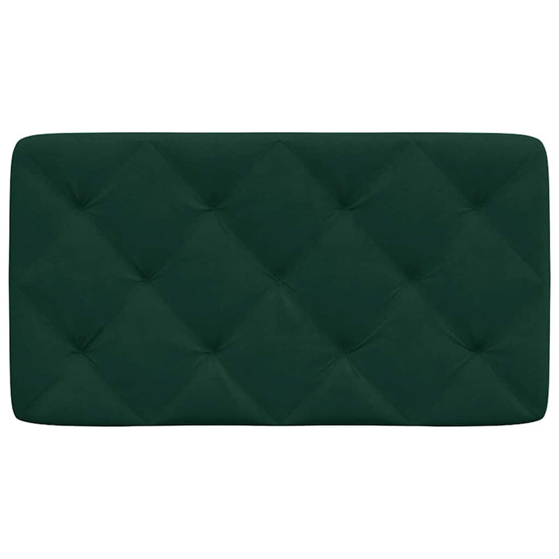 Pernă tăblie de pat, verde, 90 cm, catifea
