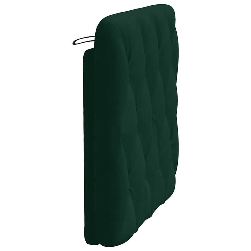 Pernă tăblie de pat, verde, 90 cm, catifea