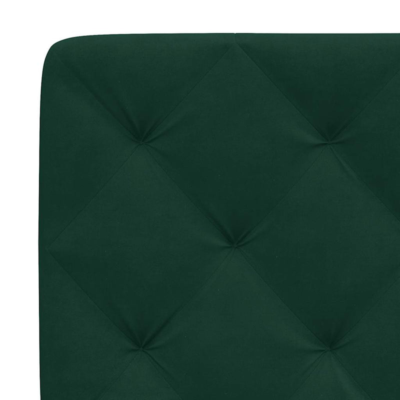 Pernă tăblie de pat, verde, 90 cm, catifea
