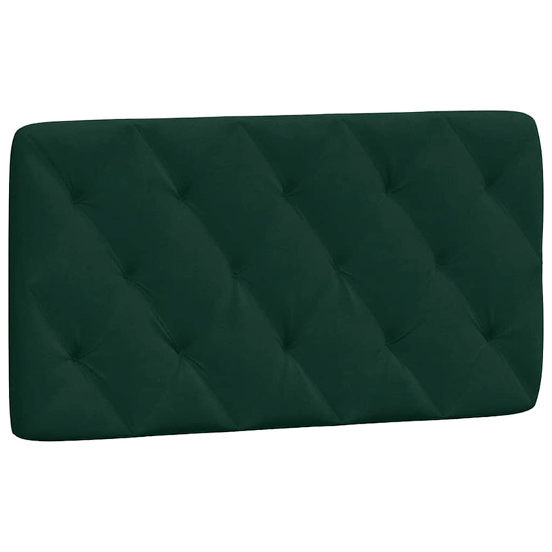 Pernă tăblie de pat, verde, 100 cm, catifea