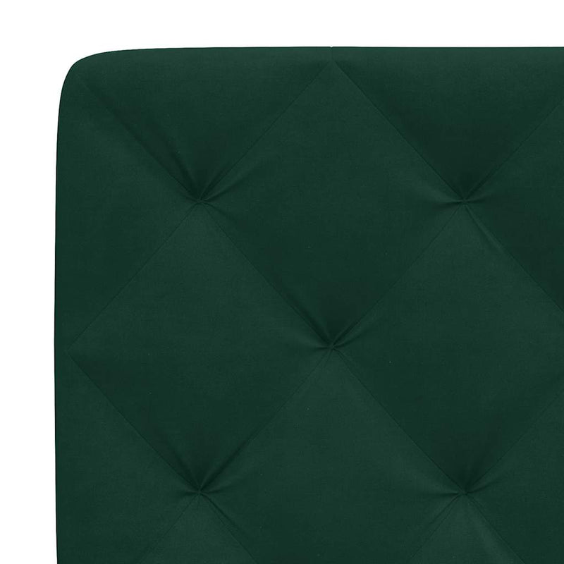 Pernă tăblie de pat, verde, 100 cm, catifea
