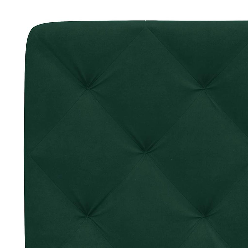 Pernă tăblie de pat, verde, 180 cm, catifea