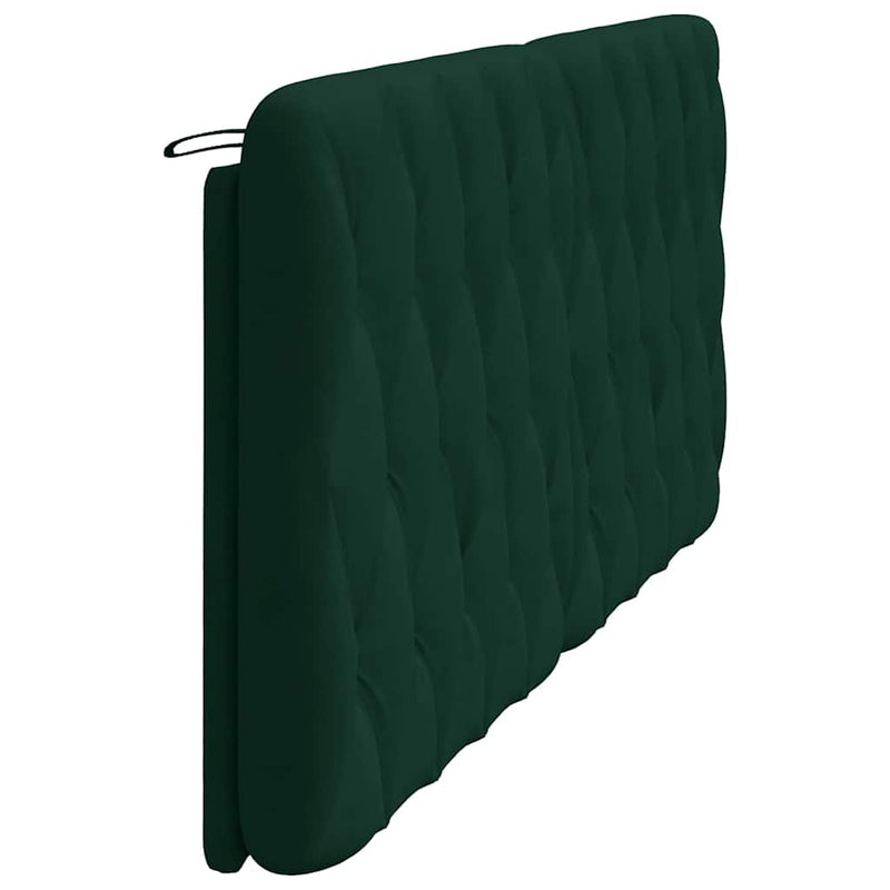 Pernă tăblie de pat, verde, 200 cm, catifea