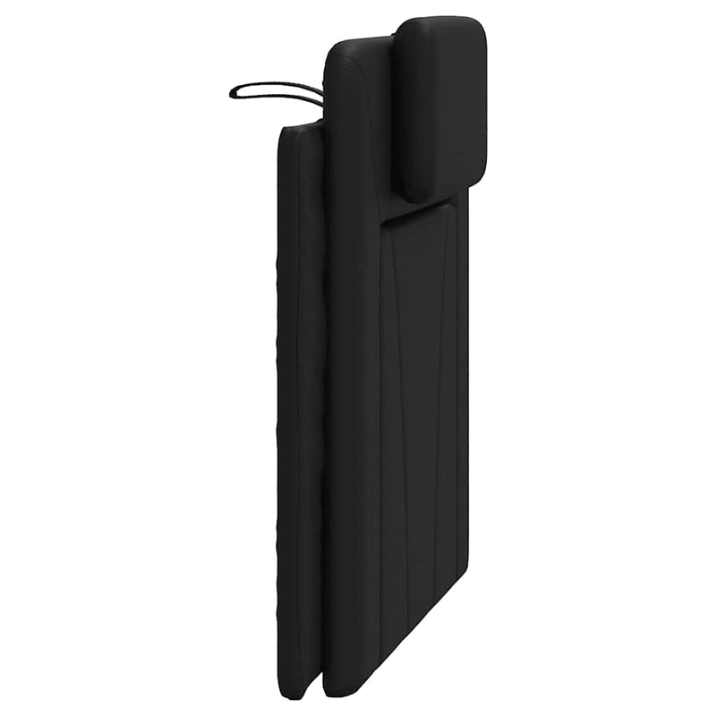 Pernă pentru tăblie pat, Viana, negru, 90 cm, piele artificială