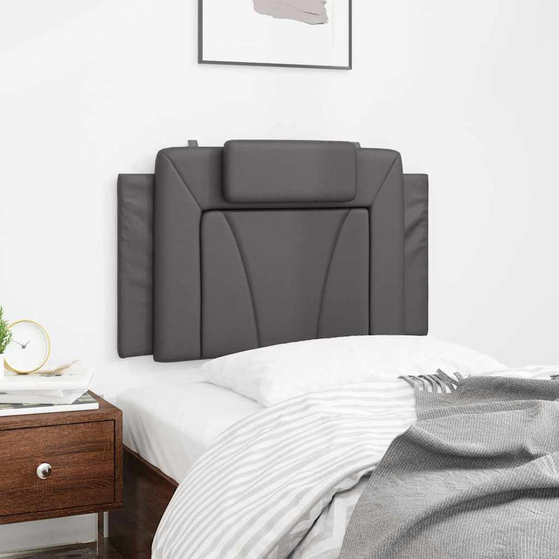 Pernă pentru tăblie, Viana, gri, 90 cm, piele artificială