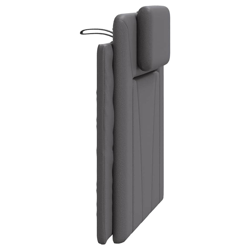Pernă pentru tăblie, Viana, gri, 90 cm, piele artificială