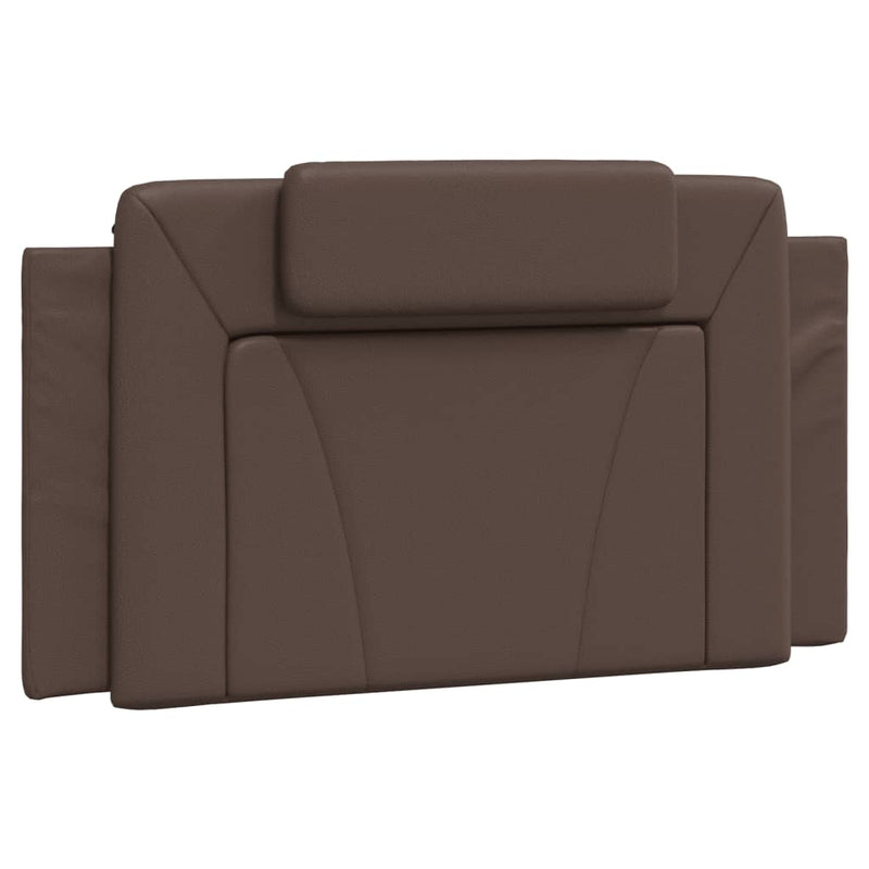 Pernă pentru tăblie pat, Viana, maro, 100 cm, piele artificială