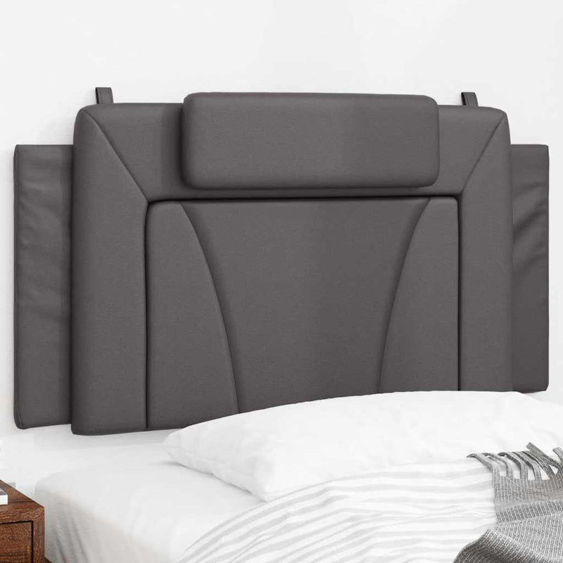 Pernă pentru tăblie, Viana, gri, 100 cm, piele artificială