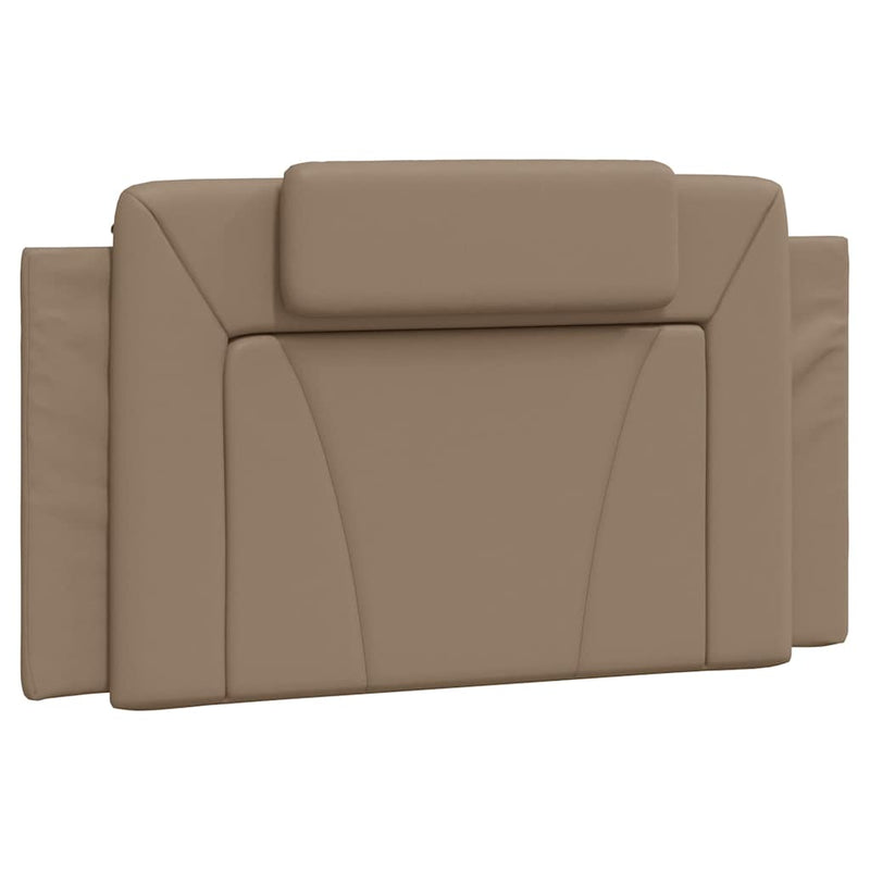Pernă pentru tăblie pat, Viana, cappuccino, 100 cm, piele artificială