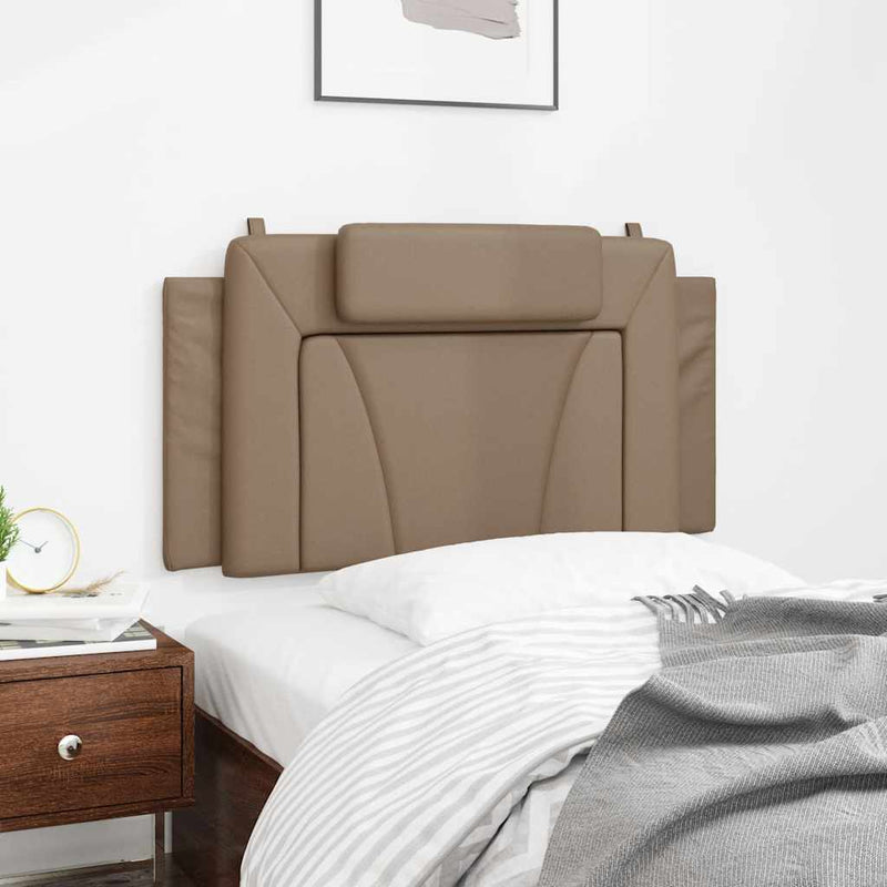 Pernă pentru tăblie pat, Viana, cappuccino, 100 cm, piele artificială